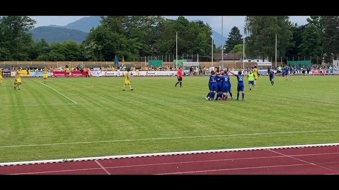 Tor Hannes Pratsch 89. Spielminute 0 zu 1 Großkarolinenfeld - SV Bad Feilnbach 0, 0:1