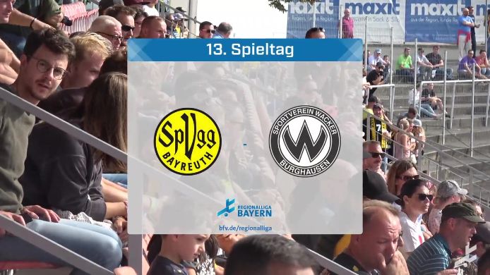 SpVgg Bayreuth - SV Wacker Burghausen, 1:1