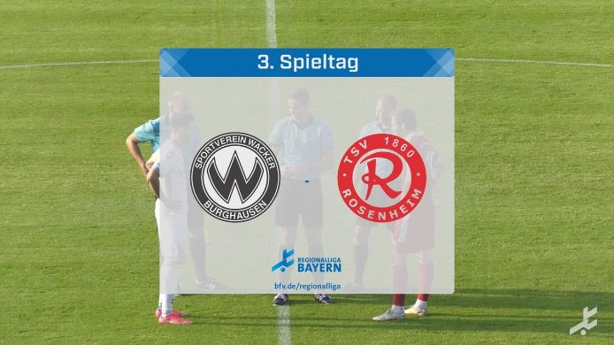 SV Wacker Burghausen - TSV 1860 Rosenheim , 8:0