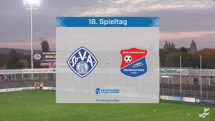 SV Viktoria Aschaffenburg - SpVgg Unterhaching, 1:1