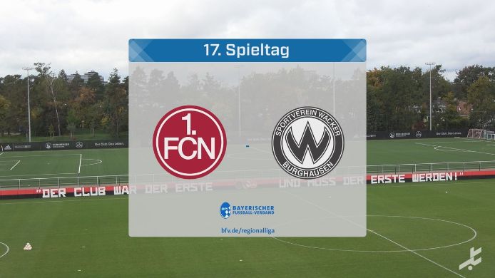 1. FC Nürnberg II - SV Wacker Burghausen, 1:0