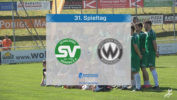 SV Schalding-Heining - SV Wacker Burghausen, 1:2