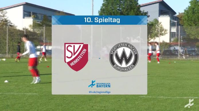 SV Heimstetten - SV Wacker Burghausen, 1:2