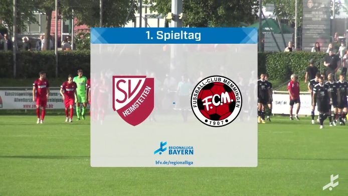 SV Heimstetten - FC Memmingen, 4:1