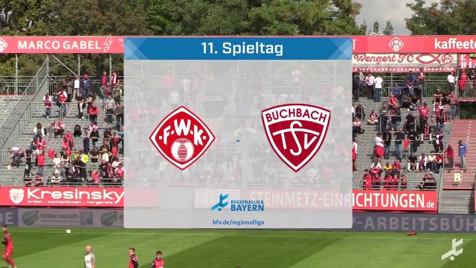 FC Würzburger Kickers - TSV Buchbach, 7:1