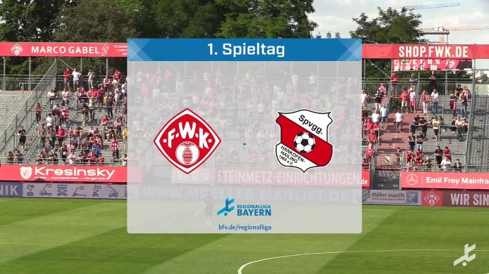 FC Würzburger Kickers - SpVgg Hankofen-Hailing, 1:1