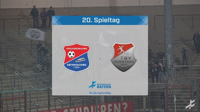 SpVgg Unterhaching - TSV Aubstadt, 1:0