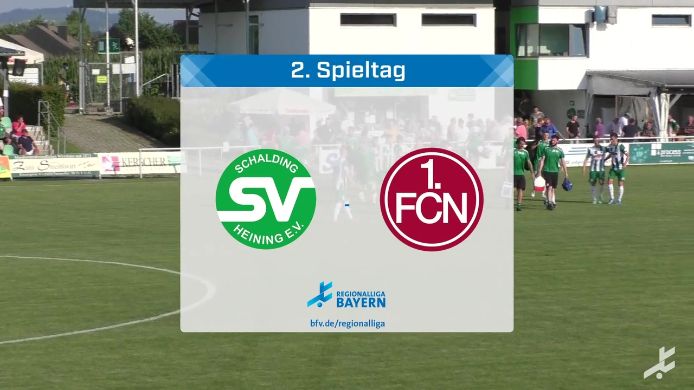 SV Schalding-Heining - 1. FC Nürnberg II, 1:1