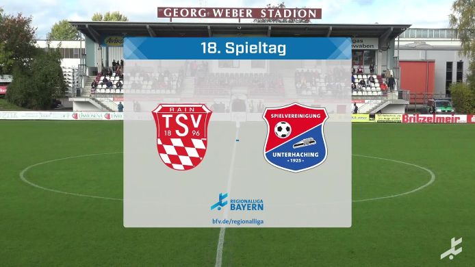 TSV Rain/Lech - SpVgg Unterhaching, 1:1
