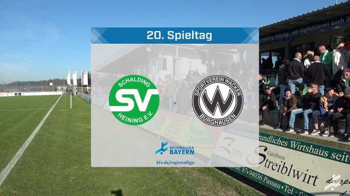 SV Schalding-Heining - SV Wacker Burghausen, 1:0