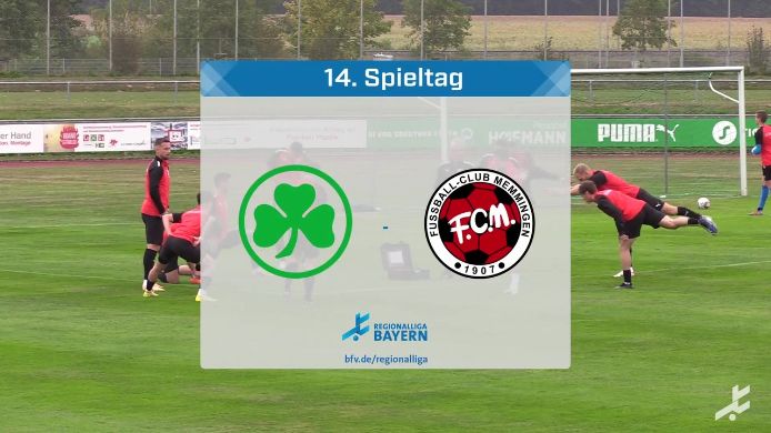 SpVgg Greuther Fürth II - FC Memmingen, 1:2