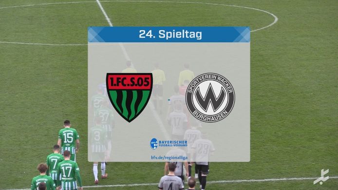 1. FC Schweinfurt 05 - SV Wacker Burghausen, 2:2