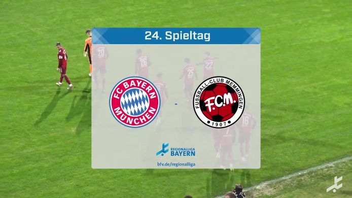 FC Bayern München II - FC Memmingen, 1:1