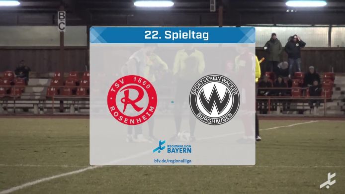 TSV 1860 Rosenheim - SV Wacker Burghausen, 1:1