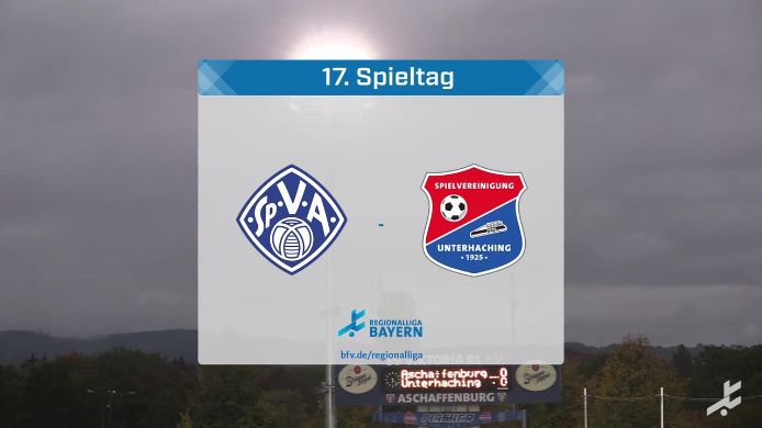 SV Viktoria Aschaffenburg - SpVgg Unterhaching, 0:1
