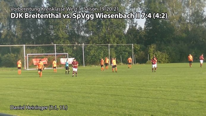 DJK Breitenthal vs. SpVgg Wiesenbach II, 7:4