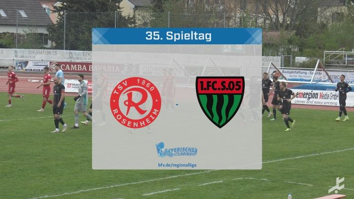 TSV 1860 Rosenheim - 1. FC Schweinfurt 05; 2:2