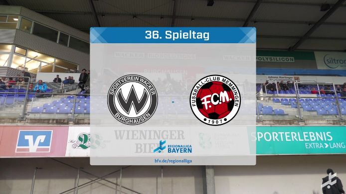 SV Wacker Burghausen - FC Memmingen, 3:0