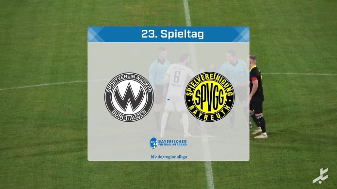 SV Wacker Burghausen - SpVgg Bayreuth, 0:1
