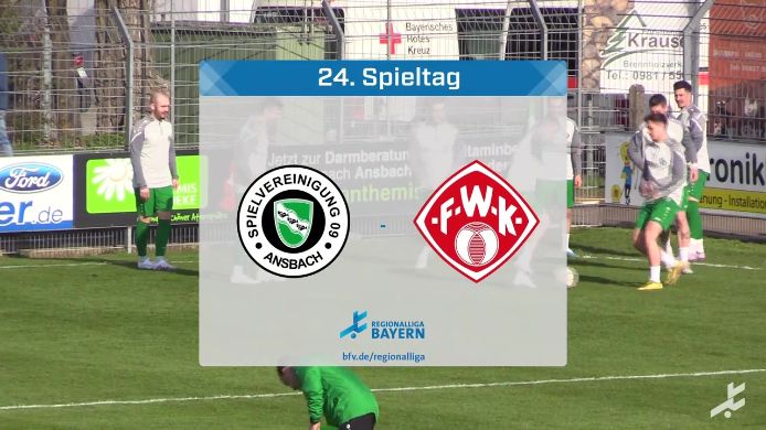 SpVgg Ansbach - FC Würzburger Kickers, 0:1