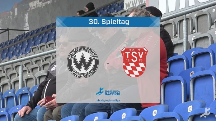 SV Wacker Burghausen - TSV Rain/Lech, 3:0