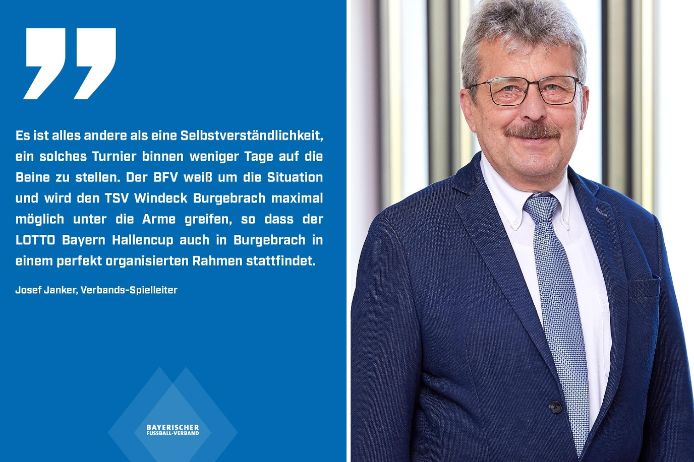 Josef Janker, Zitat zur Verlegung des LOTTO Bayern Hallencups 2023