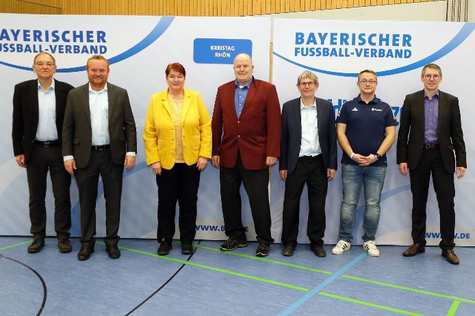 Der neue Kreis-Ausschuss im Fußballkreis Rhön.