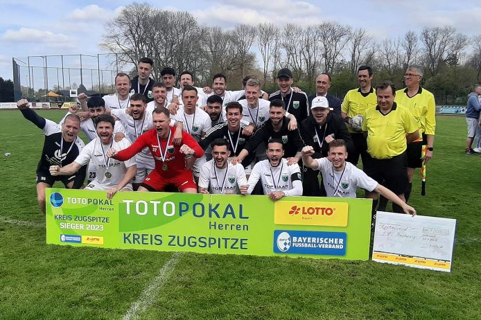 Toto-Pokal-Sieger im Kreis Zugspitze: 1. FC Penzberg