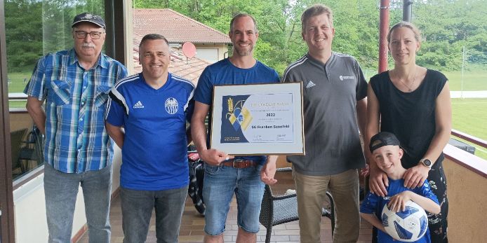 Goldene Raute mit Ähre Sennfeld