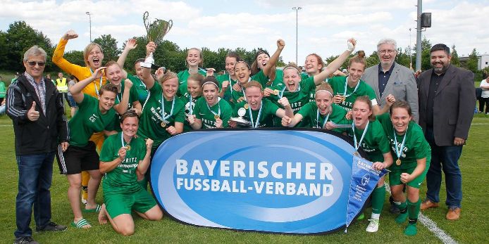 Die Frauen des FC Forstern haben den Verbandspokal 2019 gewonnen.