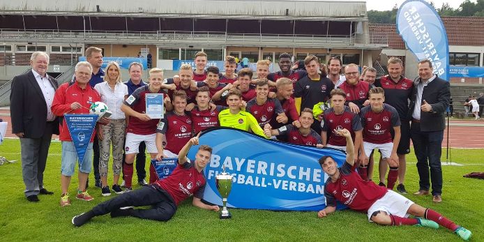 Die A-Junioren des 1. FCD Nürnberg haben den BFV-U19-Pokal 2018 gewonnen.