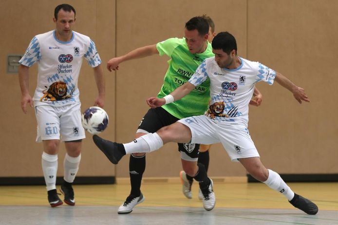 Spielszene beim Finale um den BFV-Futsal-Pokal 2019.
