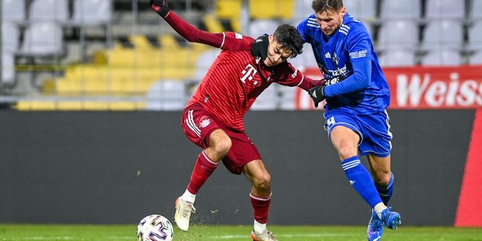 Lucas Copado (FC Bayern München II) gegen FV Illertissen.