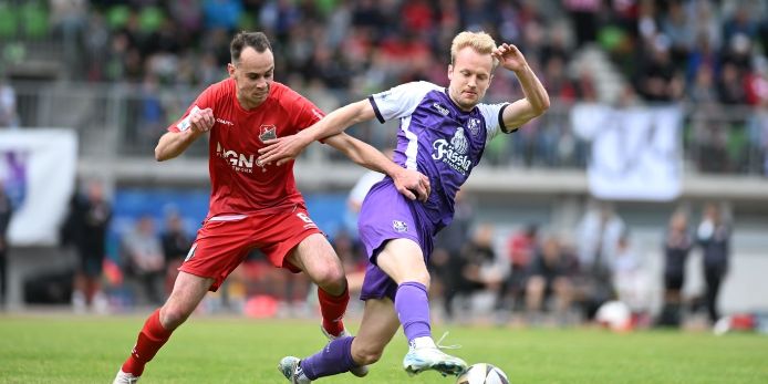 Spielszene FC Eintracht Bamberg gegen TSV Aubstadt