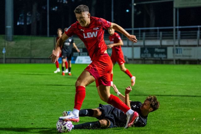 Spielszene FC Memmingen - TSV Buchbach