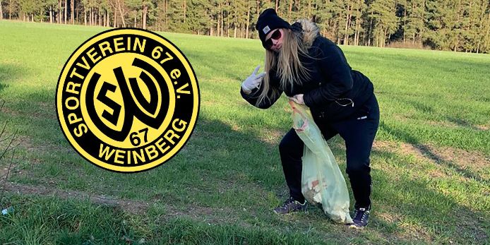 BFV | SV 67 Weinberg sammelt Müll statt Punkte