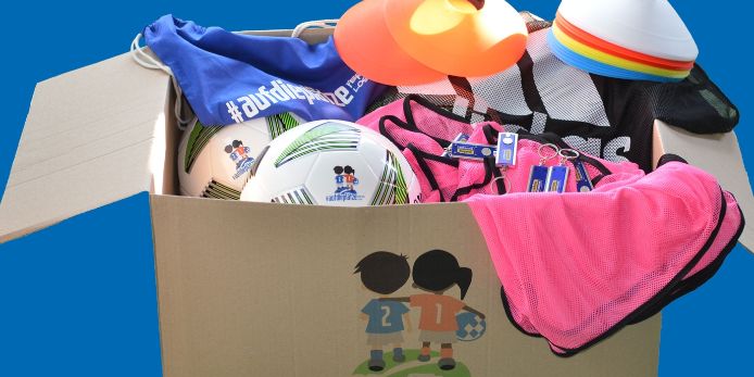 Das Schnuppertrainings-Paket für BFV-Kinderfußball-Kampagne #AufdiePlätze.