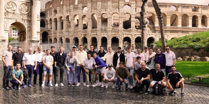 UEFA Regions' Cup: Das Team des BFV in Rom.