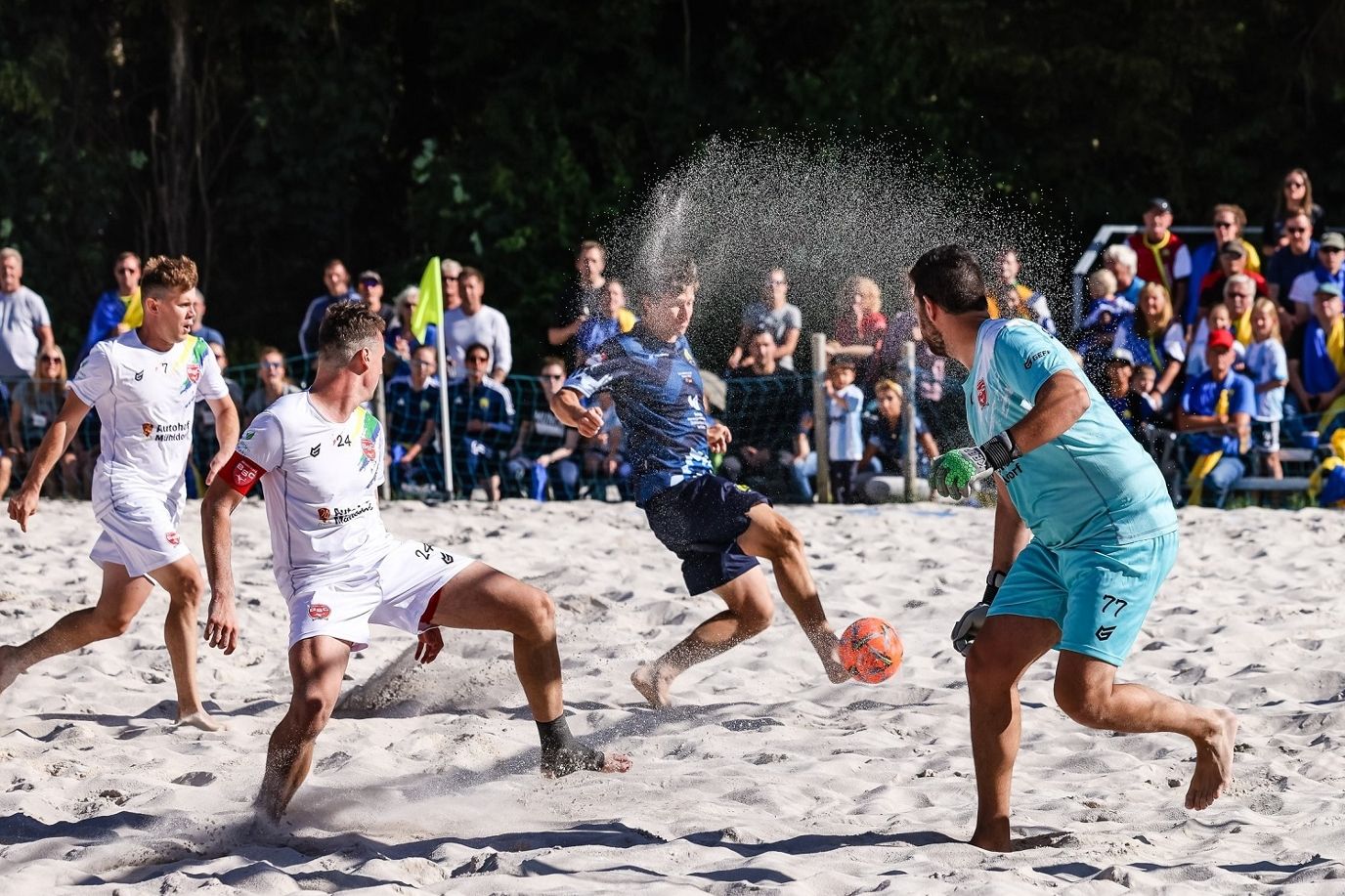 Deutsche BeachsoccerLiga Saisonauftakt in München BFV