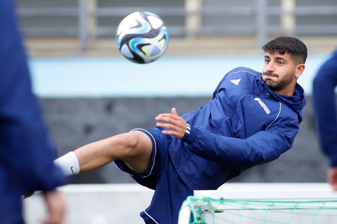 Training UEFA Regions' Cup.