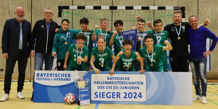 Der FC Augsburg hat die Bayerische Hallenmeisterschaft der U13-Junioren gewonnen.