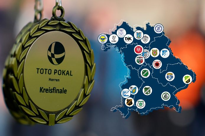 Karte mit allen Kreispokal-Siegern im Toto-Pokal-Wettbewerb 2024