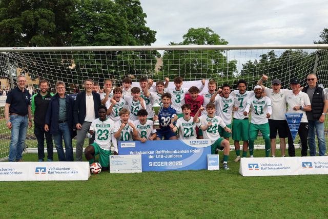 Der TSV Großbardorf hat den Volksbanken Raiffeisenbanken-Pokal der U19-Junioren gewonnen.