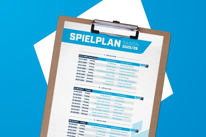Spielplan 2025/26 Regionalliga Bayern