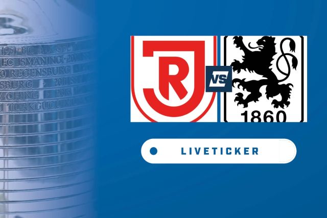 Verfolge das Toto-Pokal-Halbfinale zwischen dem SSV Jahn Regensburg und dem TSV 1860 München im Liveticker