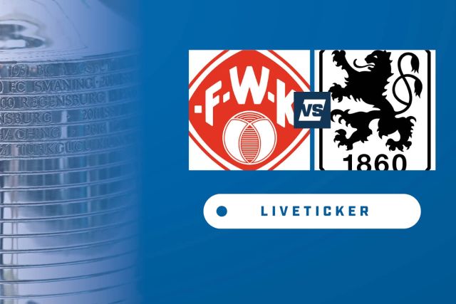 Das Toto-Pokal-Finale zwischen dem FC Würzburger Kickers und dem TSV 1860 München im Liveticker.