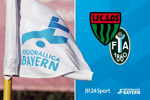 Der Bayerische Rundfunk überträgt das Regionalliga-Duell 1. FC Schweinfurt 05 gegen TSV 1860 München im Livestream und Free-TV