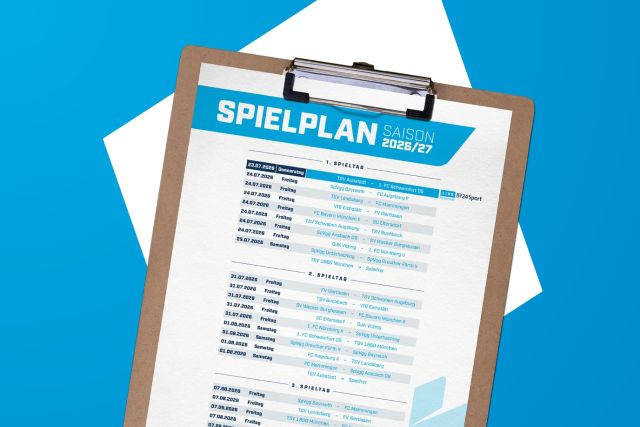 Vorläufiger Rahmenspielplan Regionalliga Bayern 2026/27