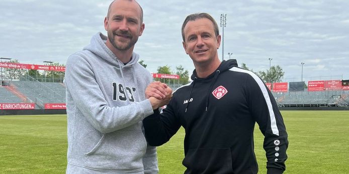 Sportdirektor Sebastian Neumann und Trainer Marc Reitmaier (FWK)