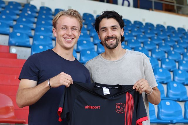 Ben Westermeier und Markus Schwabl (SpVgg Unterhaching)